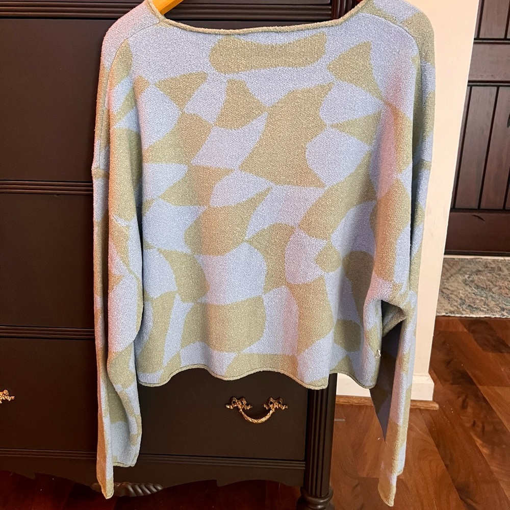 VICI Rowyn Checkered Abstract Sweater - Picture 7 of 9
